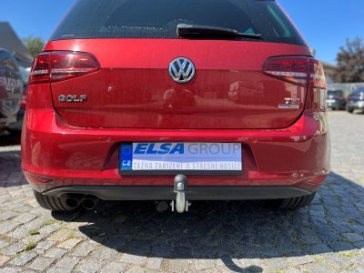 Tažné zařízení VW Golf HB 2014-2017 (VII), pevný čep 2 šrouby, Galia