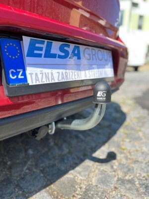 Tažné zařízení VW Golf HB 2014-2017 (VII), pevný čep 2 šrouby, Galia