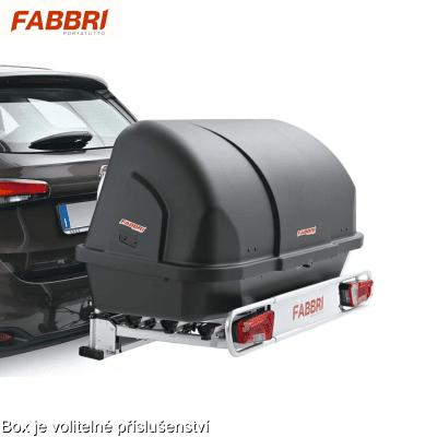 Nosič lyží Fabbri Exclusiv Ski & Board Deluxe - 6 párů lyží, na tažné zařízení