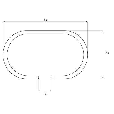 Střešní nosič na podélníky G3 Clop 110 cm