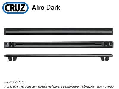 Střešní nosič Volkswagen Passat Variant (kombi), CRUZ Airo R Dark