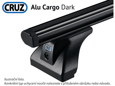 Střešní nosič Dacia Dokker 13-, CRUZ ALU Cargo Dark