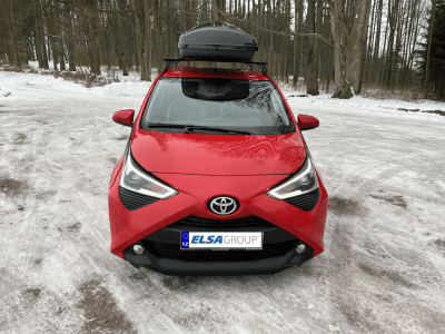 Střešní box ARCA 430B, lesklá černá, FIRRAK