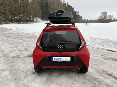 Střešní box ARCA 430B, lesklá černá, FIRRAK