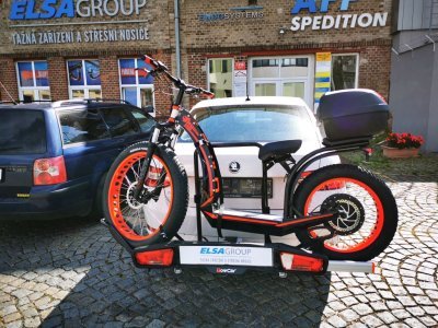 Nosič motocyklu TowCar Balance - na tažné zařízení