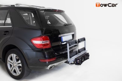 Nosič lyží TowCar Aneto - 4 páry lyží, na tažné zařízení