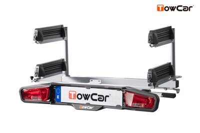 Nosič lyží TowCar Aneto - 4 páry lyží, na tažné zařízení