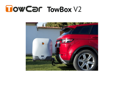Přepravní box na tažné zařízení TowBox V2 šedý