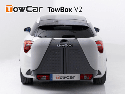 Přepravní box na tažné zařízení TowBox V2 šedý