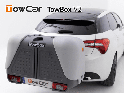 Přepravní box na tažné zařízení TowBox V2 šedý