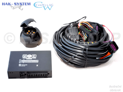 Elektropřípojka Mercedes C kombi/sedan/coupé (S205/W205/C205), GLC (X253) GL (X164) 7pin