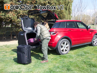 Přepravní box na tažné zařízení TowBox V2 černý
