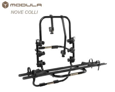 Nosič kol Modula Nove Colli na 2 elektrokola, na zadní dveře