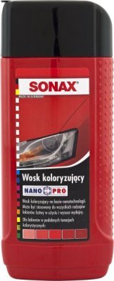 SONAX NanoPro Barevná leštěnka, 250ml - Červená