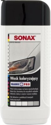 SONAX NanoPro Barevná leštěnka, 250ml - Bílá