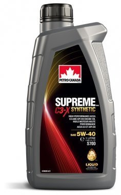 Motorový olej Petro-Canada Supreme C3-X Synthetic 5W-40, 1L