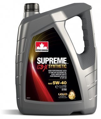 Motorový olej Petro-Canada Supreme C3-X Synthetic 5W-40, 5L