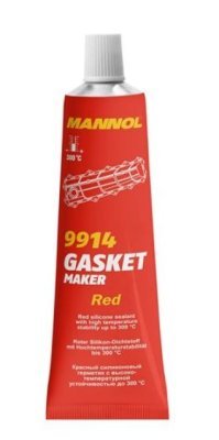 Těsnění červený silikon MANNOL 85G +230'C