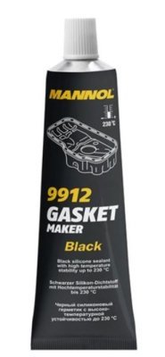 Těsnění černý silikon MANNOL 85G +230'C