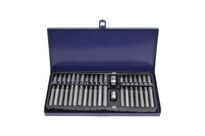 Bity Imbus, TORX a XZN, sada 40 kusů, adaptéry 1/2" a 3/8" - QUATROS QS51131
