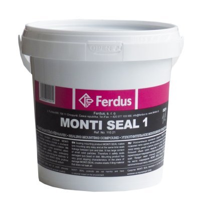 Těsnicí montážní přípravek MONTI SEAL, černý, různé objemy - Ferdus, Objem: 1 L