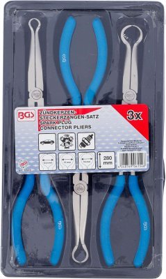 Sada kleští na konektory zapalovacích svíček, 3ks BGS 70970