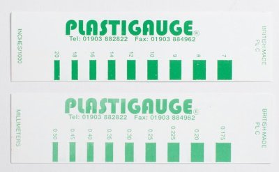 Plastigage-měření tolerance ložisek (různé velikosti), Rozměr: 0.1-0.25 mm