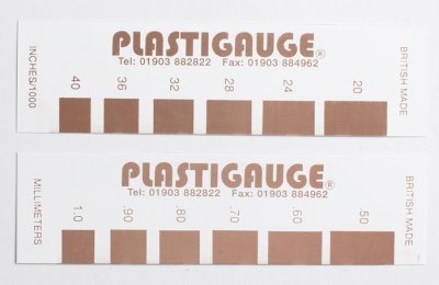 Plastigage-měření tolerance ložisek (různé velikosti), Rozměr: 0.1-0.25 mm