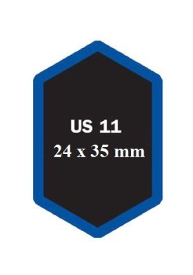 Univerzální opravná vložka US, šestihranná, různé velikosti - Ferdus, Varianta: US 11 24x35 mm. 1 ks