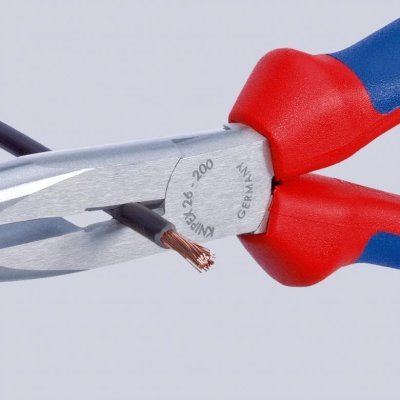Kleště na jemnou mechaniku, rovné, délka 20 cm - KNIPEX 26 15 200