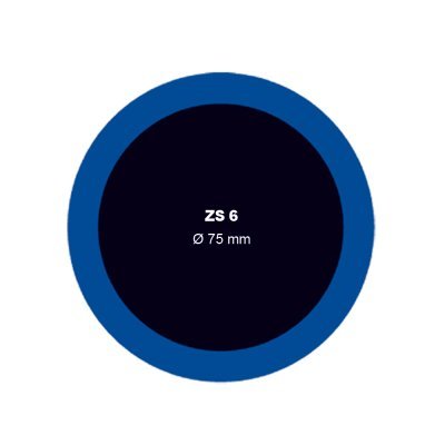 Záplata ZS na opravu duší, kulatá, různé velikosti - Ferdus, Varianta: ZS 1 na opravu duší průměr 20 mm. 1 ks