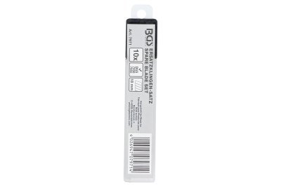 Náhradní čepele pro odlamovací nůž, 18 mm, balení 10 kusů - BGS 7971