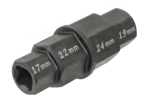 Klíč na osy motocyklových kol 17,19,22,24 mm