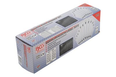 Klíče očkové „trháky", vel. 6-32 mm, kované za studena, sada 12 ks v obalu - BGS 30200