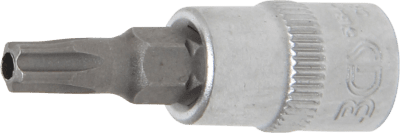 Hlavice zástrčné 1/4" Torx TS, pěticípé s otvorem (různé velikosti) - BGS, Profil: Torx,Velikost: TS45