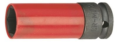Nástrčné hlavice 1/2", s krytkou na ALU, pro rázové utahováky, 15-27mm - JONNESWAY, Velikost: 17 mm