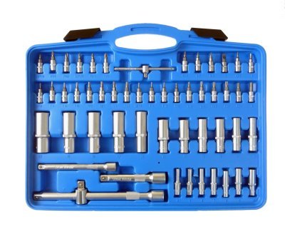 Gola sada s nářadím 1/4", 3/8" a 1/2", 171 dílů - QUATROS QS50171