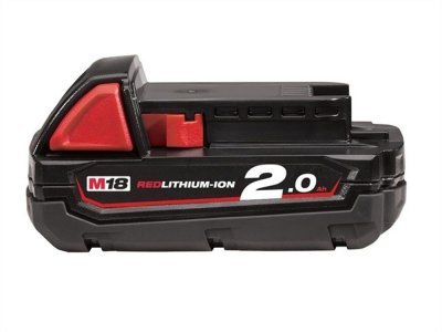 Baterie - akumulátor 18V 2.0 Ah Li-Ion, pro aku nářadí - Milwaukee M18 B2