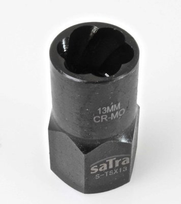 Hlavice nástrčné na poškozené šrouby 3/8" a 1/2", různé rozměry - SATRA, Velikost: 17 mm