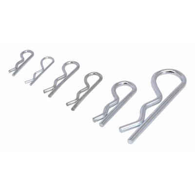 Závlačky pružinové 1.6-3.8 mm, sada 150 ks - ASTA