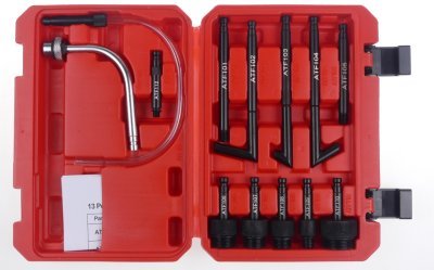 Pneumatická plnička oleje automatických převodovek ATF, s adaptéry, 8 l - QUATROS QS60642