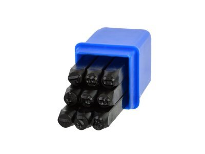Razicí matrice čísel - raznice, různé velikosti, sada 9 kusů - GEKO, Velikost: 8 mm