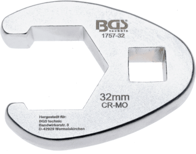 Klíče ploché otevřené 1/2", různé rozměry - BGS technic, Velikost: 24 mm