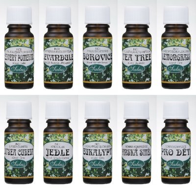Esenciální oleje, různé vůně, 10 ml - SALOOS, Vůně: litsea cubeba