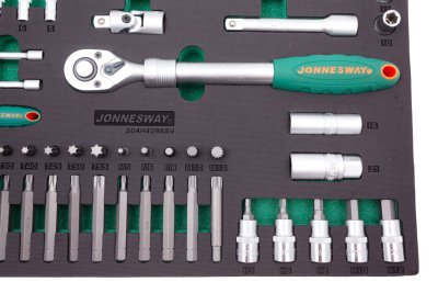 Modul - velká gola sada 1/4" a 1/2", s příslušenstvím, 95 ks - JONNESWAY S04H4295SV