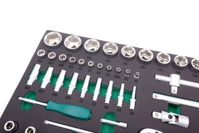 Modul - velká gola sada 1/4" a 1/2", s příslušenstvím, 95 ks - JONNESWAY S04H4295SV