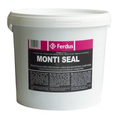 Těsnicí montážní přípravek MONTI SEAL, černý, různé objemy - Ferdus, Objem: 1 L