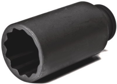 Nástrčná hlavice úderová, 1/2", 32 mm, prodloužená, 12hranná - QUATROS QS54360