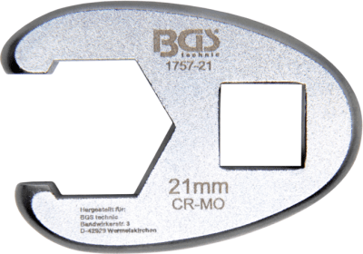 Klíče ploché otevřené 1/2", různé rozměry - BGS technic, Velikost: 36 mm