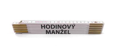 Skládací metry se jmény, 2 m, dřevěné, Jméno na metru: MILÁČEK